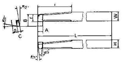 TOOL BIT TIP WELDED HSS BORE, FINISHING-25 25X25X250MM