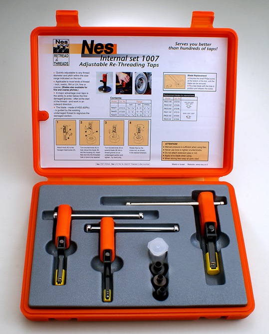 THREAD REPAIR TOOL SET #1300, EXTERNAL 4-18/17-38/35-152 3'S