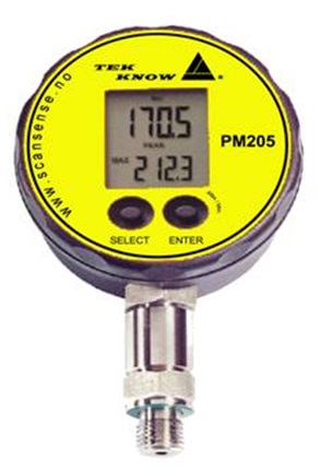 PRESSURE METER DIGITAL, 1-1000BAR  SCANSENSE P205