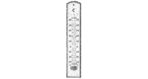 THERMOMETER CABIN -30 TO 50DEG, 250MM