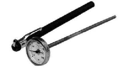 THERMOMETER DIAL BIMETAL, POCKET 0 TO 200C.DEG