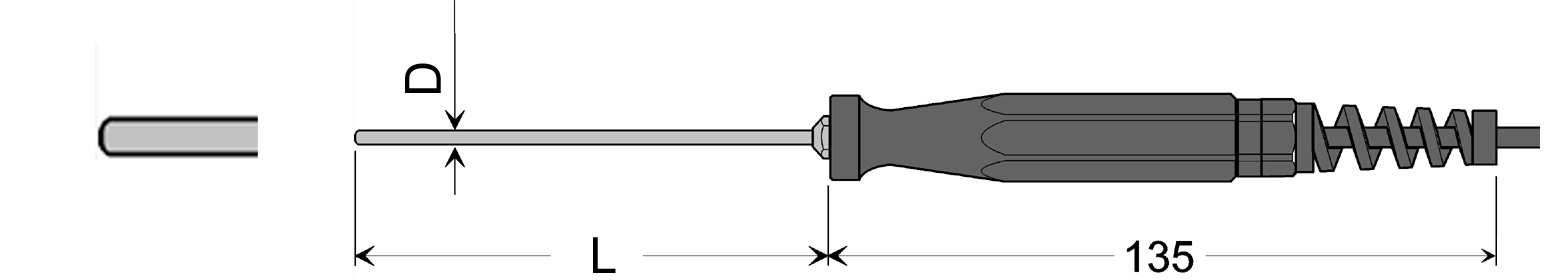 SENSOR PT1000 FOR SIKA MH175, STANDARD GTF175 FIG1