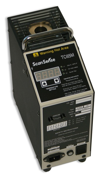 TEMPERATURE CALIBRATOR, 30 TO 650DEG.C SCANSENSE TC65M