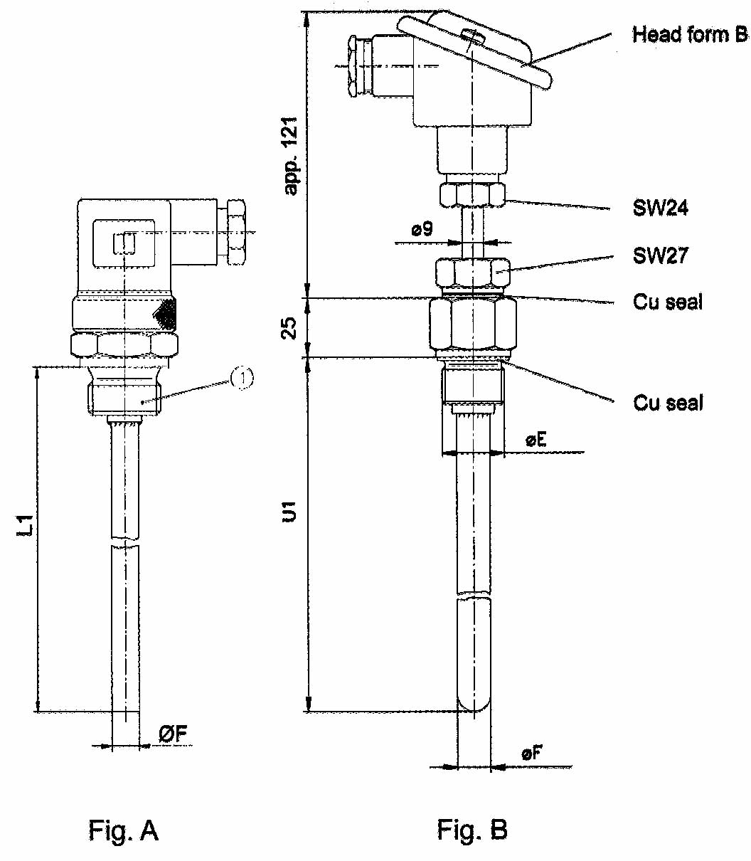 SENSOR TEMP FOR COOLING WATER, SIKA W/FURTHER DETAILS