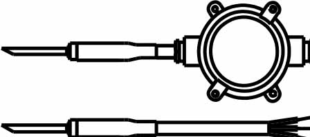 THERMOMETER RESISTANCE, INSERTION SENSOR AMETEK 1805IM