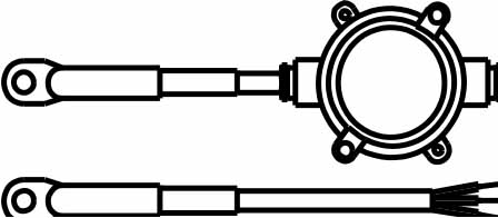 THERMOMETER RESISTANCE GM, VULCANIZED W/RUBBER 1806 GM