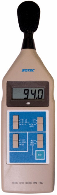 SOUND LEVEL METER 30-120DB, (3 STEPS) 20-8,000HZ #1067