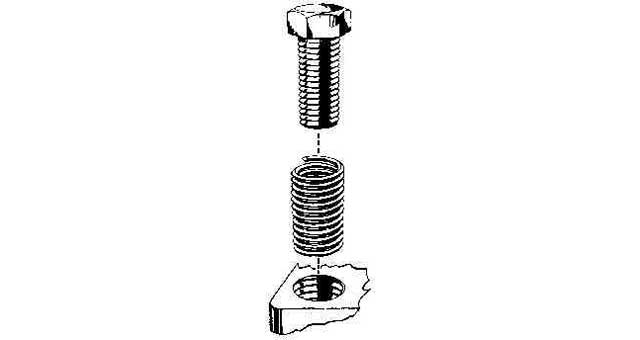 HELI-SERT STAINLESS STEEL, FINE M10 X 1.0 X 25MM