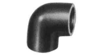 ELBOW MALLEABLE CAST IRON, BLACK 90DEG 1