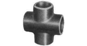 CROSS MALLEABLE CAST IRON, BLACK 3/8