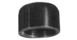 CAP MALLEABLE CAST IRON BLACK, 2-1/2"