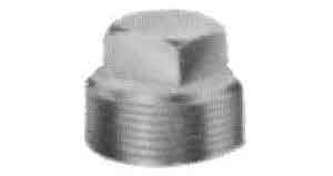 PLUG SQUARE HEAD STEEL 3, THREADED FOR H.P. PIPE FITTING