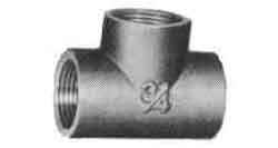 TEE BRASS 1/4 THREADED