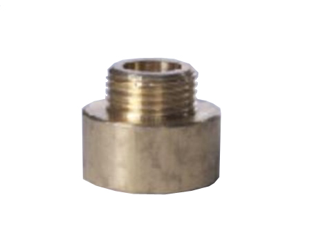 NIPPLE REDUCING BRASS, 3/4"BSP FEMALE X 1/2"BSP MALE