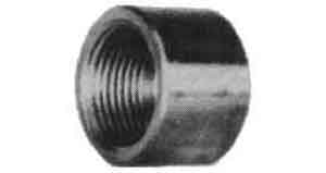 CAP ROUND STAINLESS STEEL, 1-1/2 THREADED