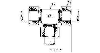 TEE EQUAL H.P.STEEL ERMETO, 18MM 315KG