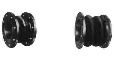 JOINT EXPANSION RUBBER FLANGED, DOUBLE ARCH SPOOL 10KG-100MM