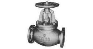 GLOBE VALVE CAST-IRON FLANGED, F7305 5KG-350MM