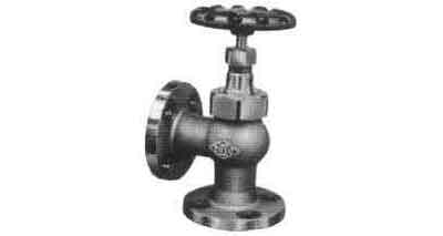 ANGLE VALVE BRONZE FLANGED-END, UNION BONNET F7347 5KG-20MM