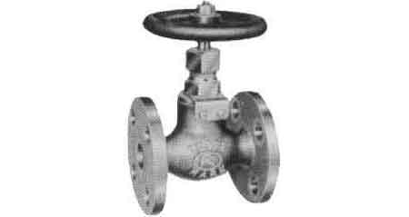 GLOBE VALVE SCREW DOWN CHECK, BRONZE FLANGED F7351 5KG-20MM