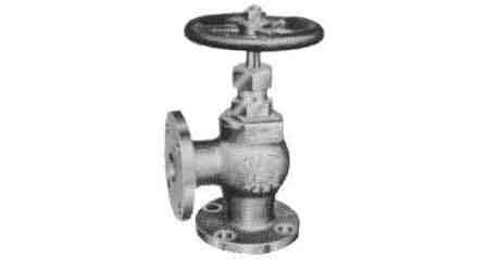 ANGLE VALVE SCREW DOWN CHECK, BRONZE FLANGED F7352 5KG-40MM