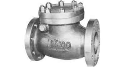 SWING CHECK VALVE CAST-IRON, FLANGED F7373 10KG-125MM