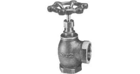 ANGLE VALVE BRONZE SCREWED, 150LBS PT1-1/4