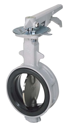 BUTTERFLY VALVE SEMI-LUGGED, W/LOCK LEVER 2-1/2"