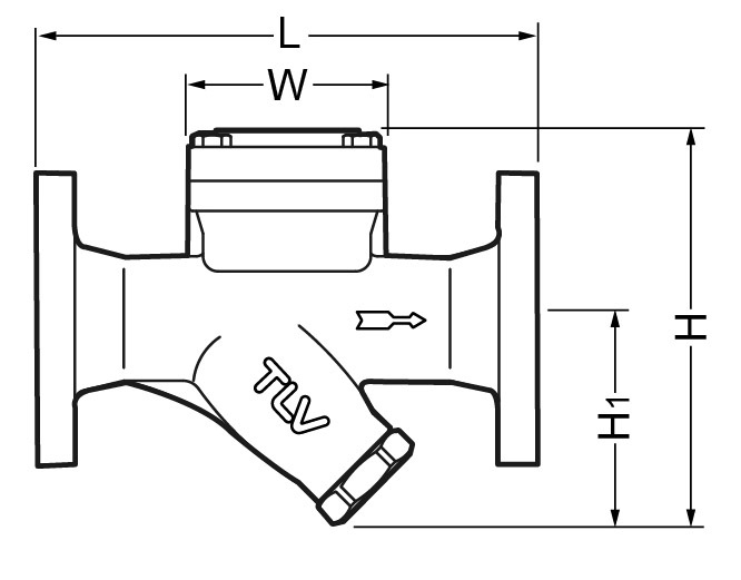 STEAM TRAP MALLEABLE-IRON, THERMODYNAMIC FLANGED 20A