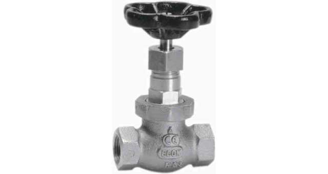 GLOBE VALVE DIN BRONZE SCREWED, #1275 1-1/2"