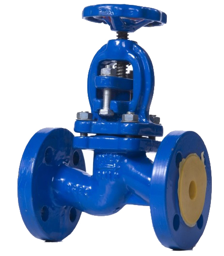 GLOBE VALVE SCREW DOWN CHECK, CAST IRON FLANGED PN16 DN65