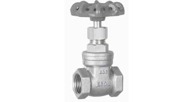 GATE VALVE DIN BRONZE SCREWED, 12BAR #290A 1-1/2"