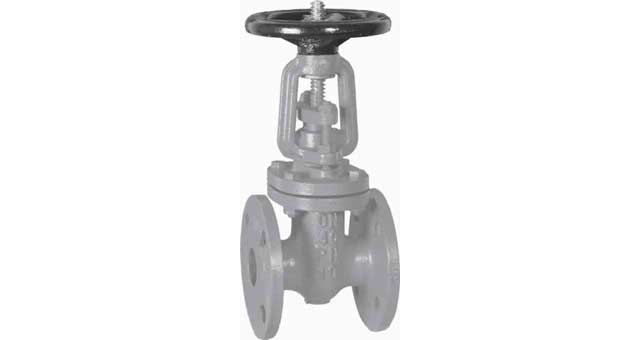 GATE VALVE DIN CAST IRON, FLANGED PN10 #306 125MM