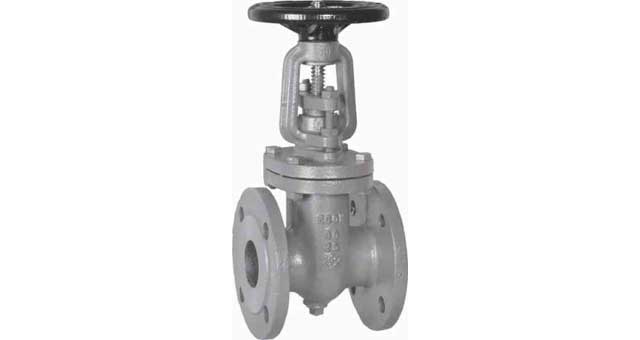 GATE VALVE DIN CAST IRON, FLANGED PN10 #2406 100MM