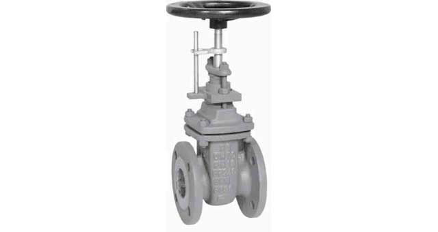 GATE VALVE DIN CARBON STEEL, FLANGED PN10 #315 65MM