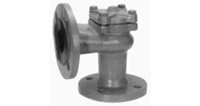 CHECK VALVE DIN C/IRON FLANGED, LIFT PN16 ANGLE #78 DN 80