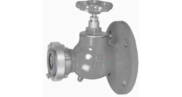 FIRE/DECKWASH VALVE DIN COPPER, ALLOY FLANGED PN16 #908 80MM