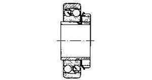 BALL BEARING DOUBLE ROW, DEEP GROOVE NO.1222K