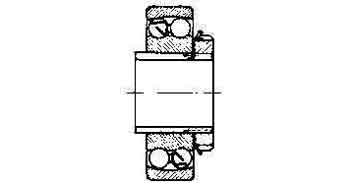 BALL BEARING DOUBLE ROW, DEEP GROOVE NO.1309K