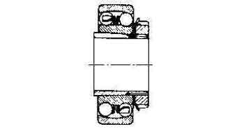 BALL BEARING DOUBLE ROW, DEEP GROOVE NO.2210K