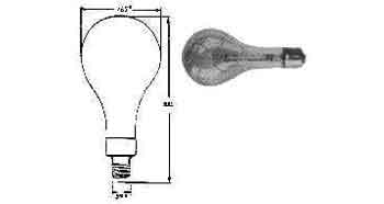 LAMP STANDARD CLEAR E-39, 220-240V 1000W