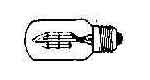 LAMP NAVIGATION TUBULAR, E-27 220V 40W