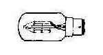 LAMP NAVIGATION TUBULAR, BAY-15D 220V 40CD