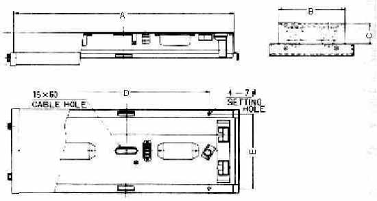 FL CEILINGLIGHT NON-WATERTIGHT, RECESS AC100/115V KQA402 40WX2