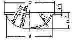 GLASS GLOBE FLANGE TYPE F175A