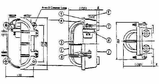 PASSAGE LIGHT WATERTIGHT, WITHOUT GUARD E-26 40W