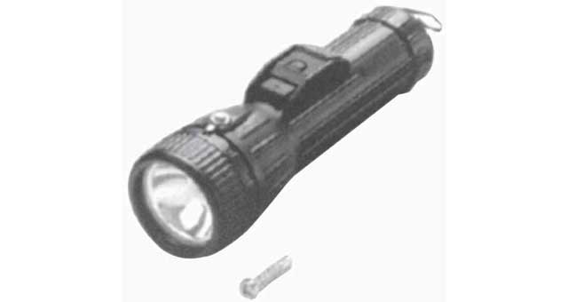 FLASHLIGHT #2317C 2 CELL, SAFETY APPROVED WITH KEY LOCK