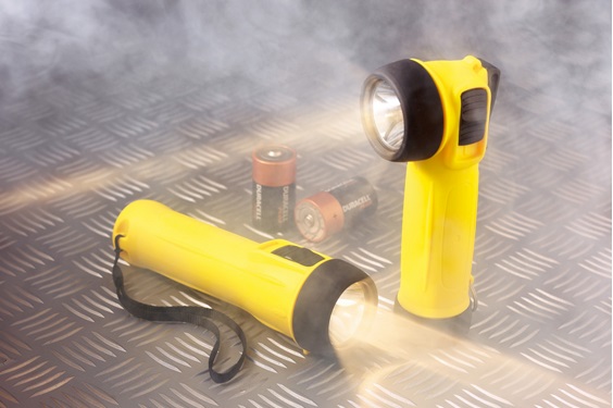 TORCH SAFETY WOLF TR-26B 2CELL, ANGLE CONFORMED TO ATEX