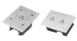 RECEPTACLE CABIN FLUSH DOUBLE, STAINLESS STEEL PLATE