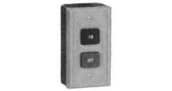 SWITCH PUSH BUTTON 3-POLE, 220V 15A SURFACE TYPE